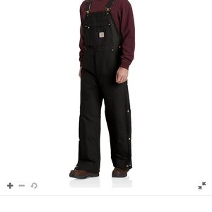 Carhartt FIRM DUCK INSULATED BIB OVERALL